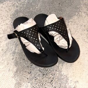 Fitflop heeled flip flops